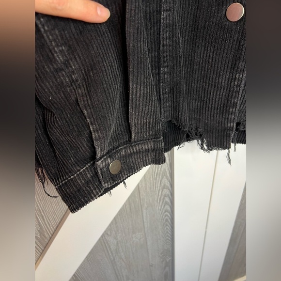 155. NEW POL Black Coduroy Jacket 2X 100% cotton - Picture 3 of 8